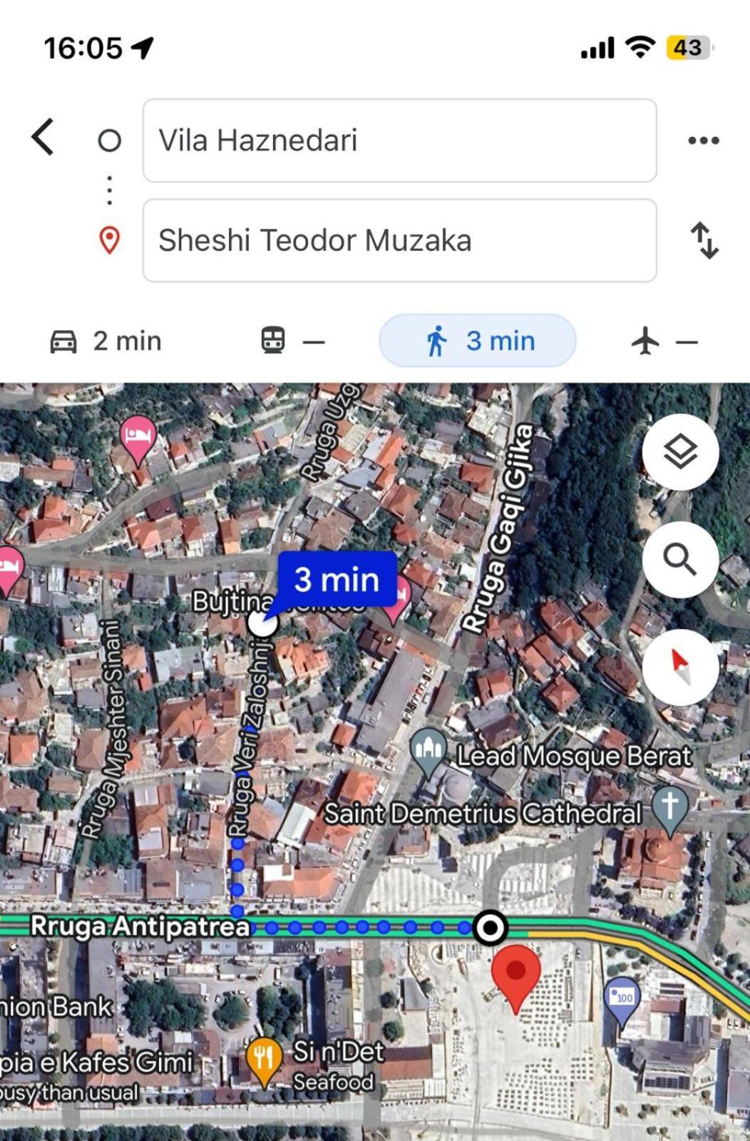 Vila Haznedari-City Center Berat Exterior foto